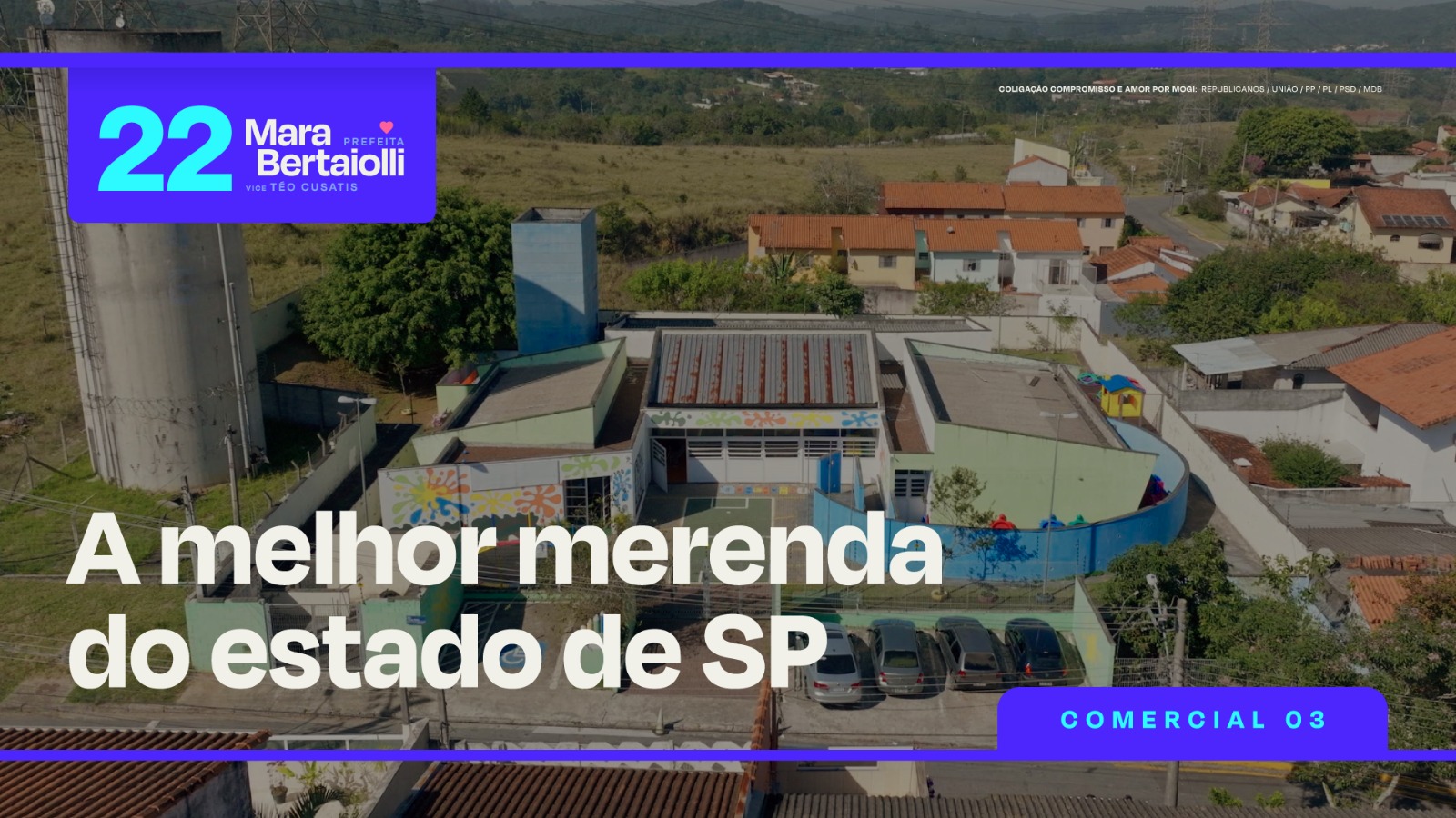 Essa é uma bandeira da Coligação Compromisso e Amor por Mogi | Republicanos | União | PP | PL | PSD | MDB